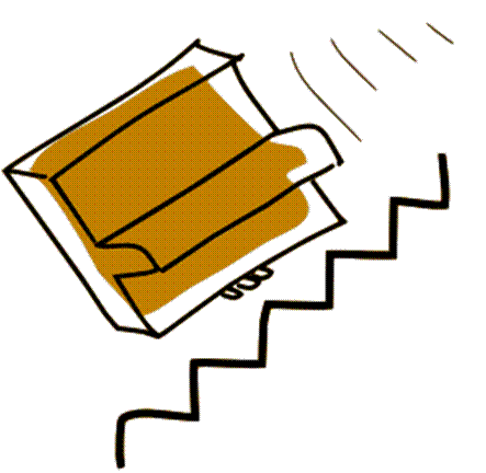 Addon Piano Falls Down Stairs Clip Art